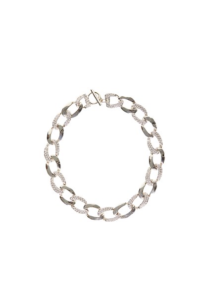 Rhinestone Chain Necklace